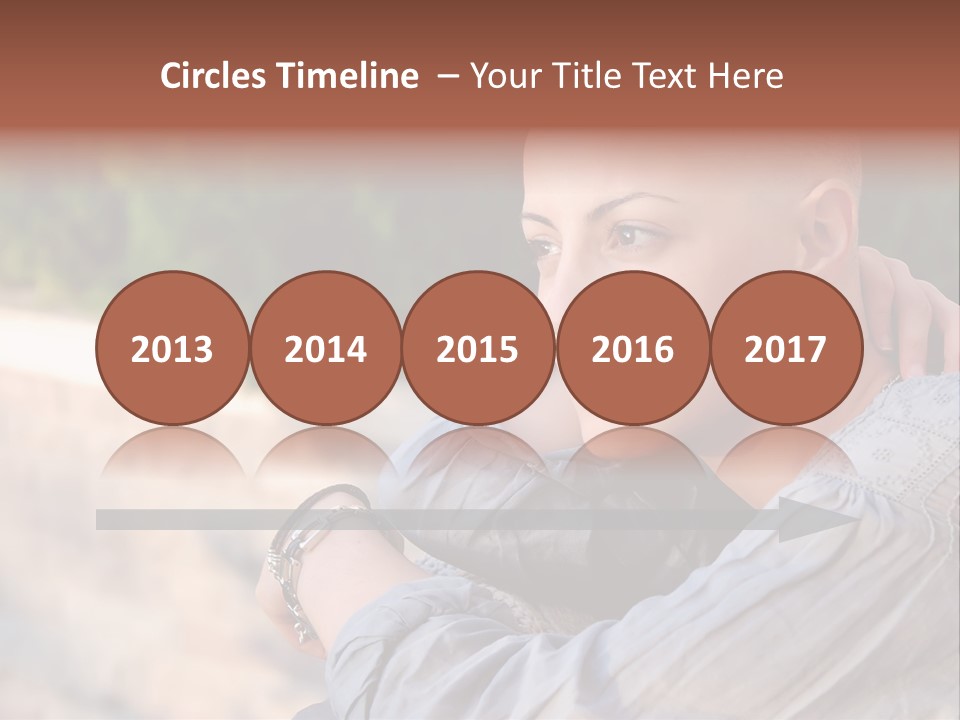 Breast Cancer Survivor With Positive Attitude PowerPoint Template