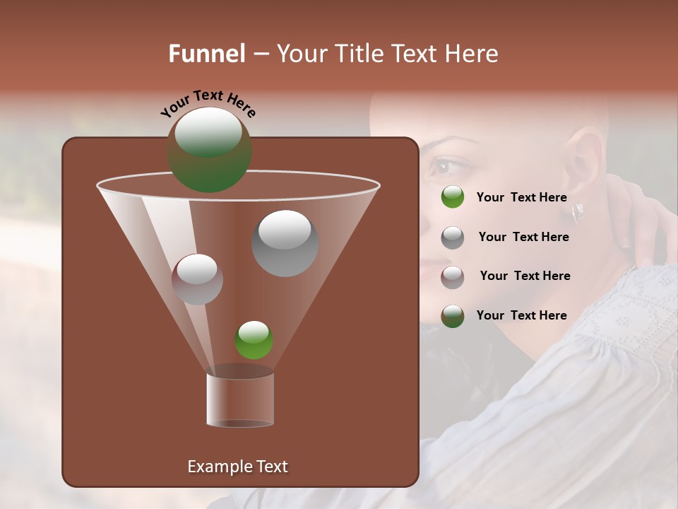 Breast Cancer Survivor With Positive Attitude PowerPoint Template