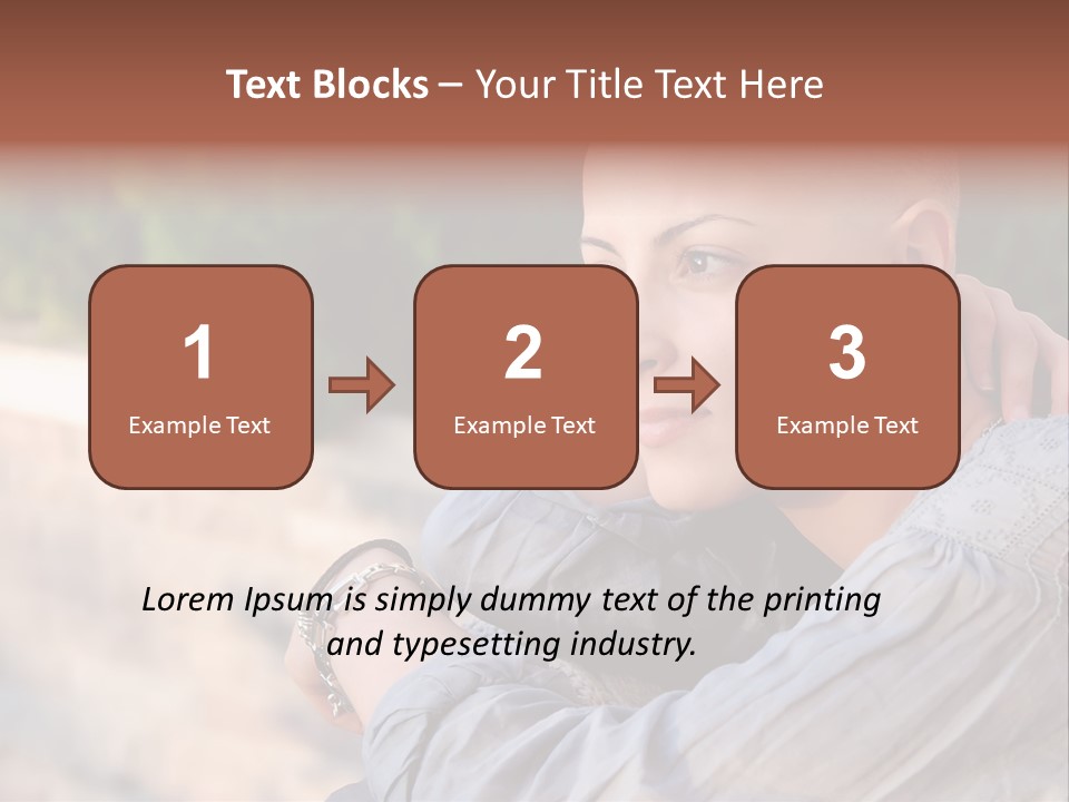 Breast Cancer Survivor With Positive Attitude PowerPoint Template