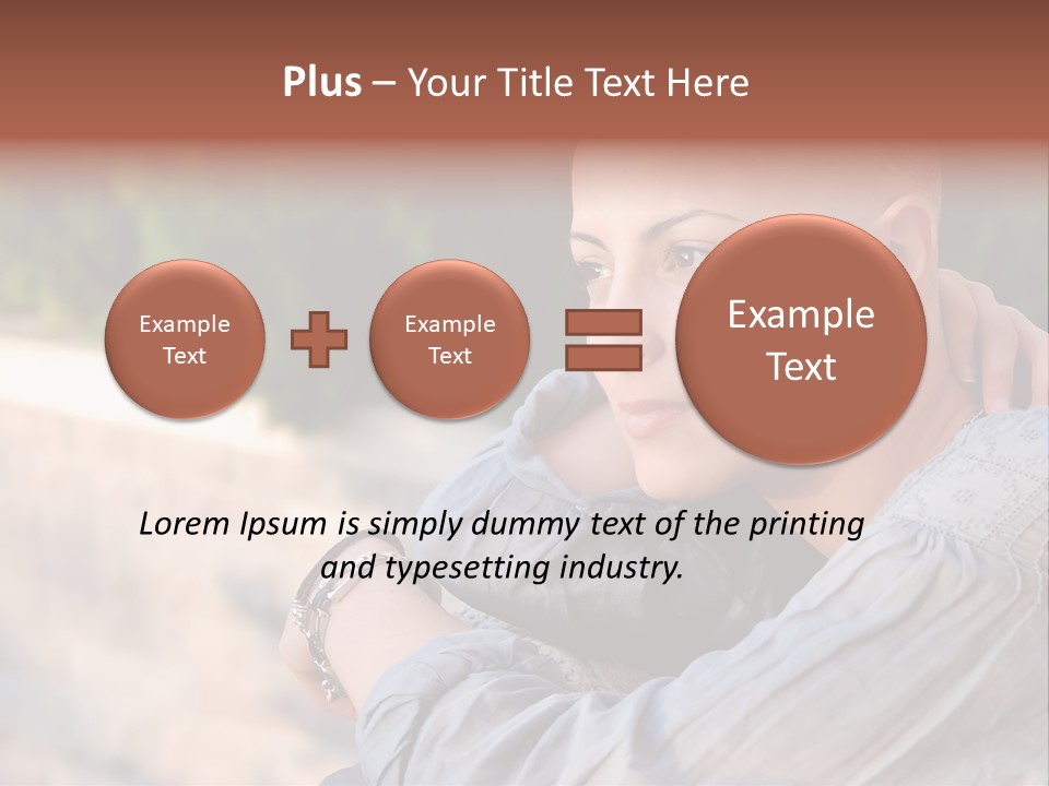 Breast Cancer Survivor With Positive Attitude PowerPoint Template