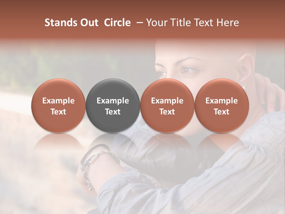 Breast Cancer Survivor With Positive Attitude PowerPoint Template