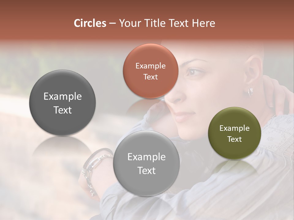 Breast Cancer Survivor With Positive Attitude PowerPoint Template