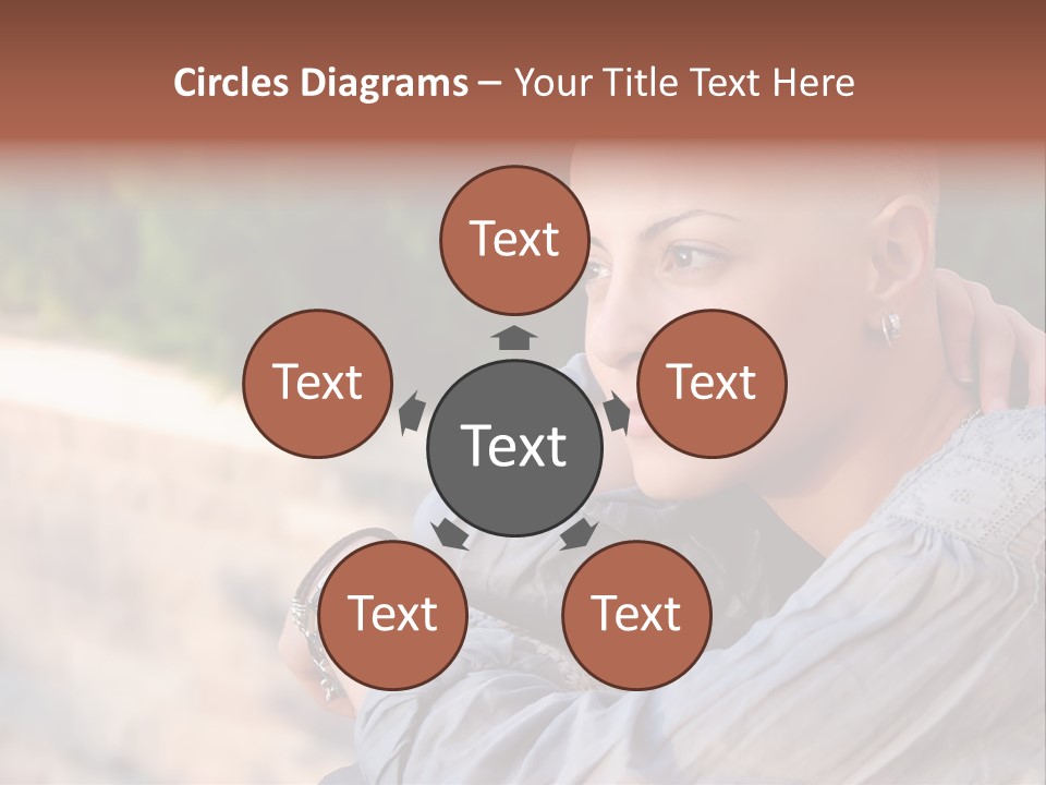 Breast Cancer Survivor With Positive Attitude PowerPoint Template