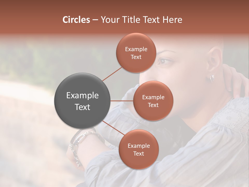 Breast Cancer Survivor With Positive Attitude PowerPoint Template