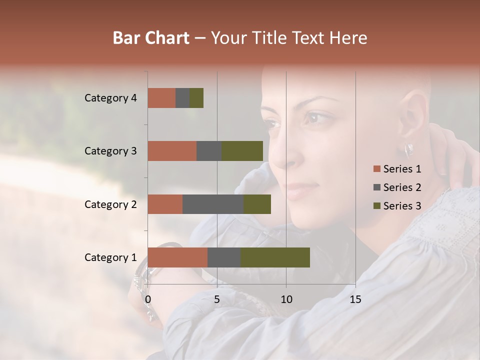 Breast Cancer Survivor With Positive Attitude PowerPoint Template