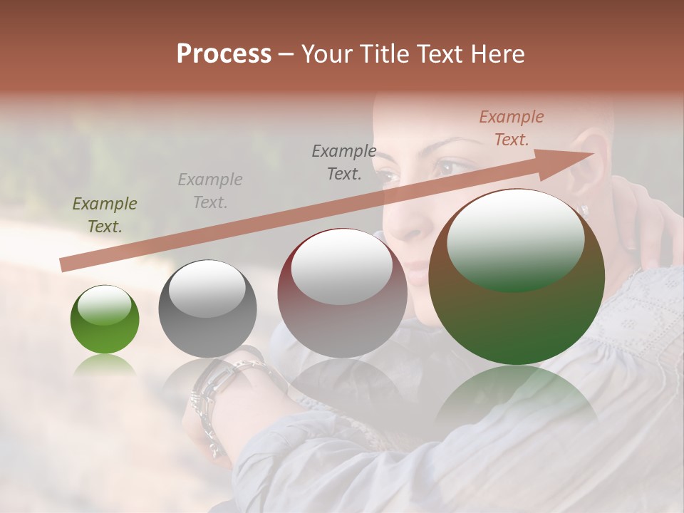 Breast Cancer Survivor With Positive Attitude PowerPoint Template