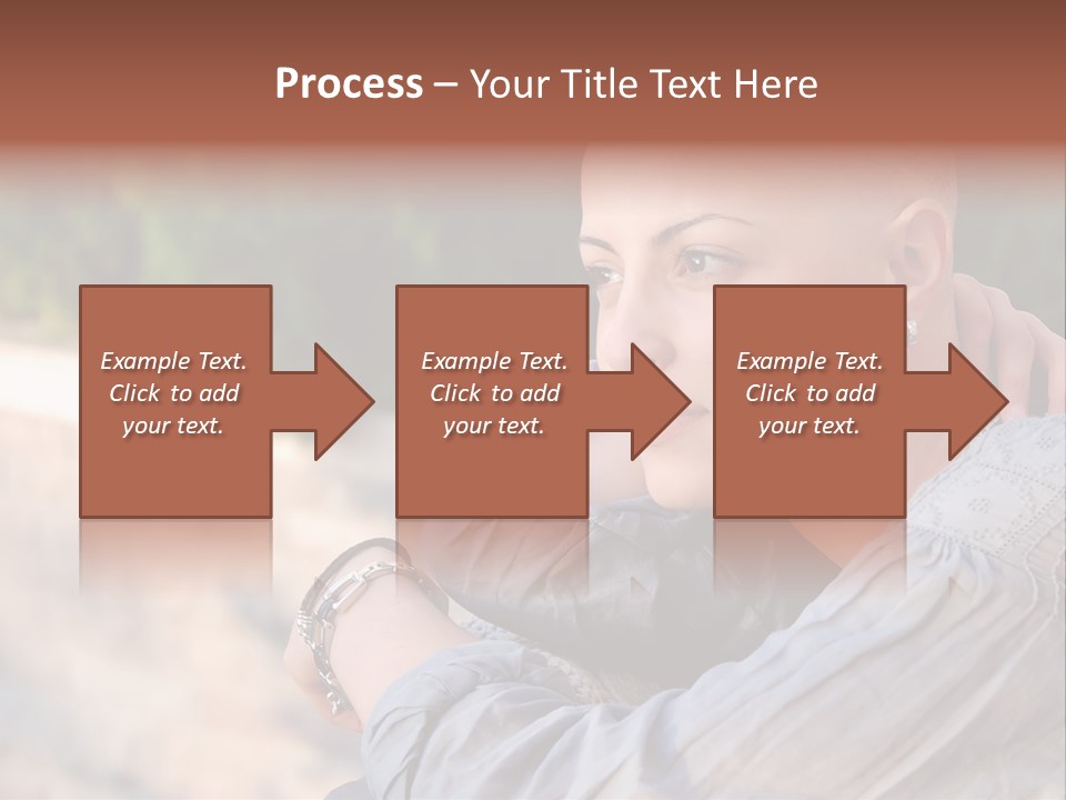 Breast Cancer Survivor With Positive Attitude PowerPoint Template