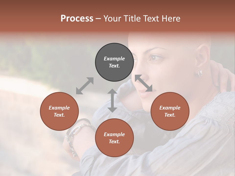 Breast Cancer Survivor With Positive Attitude PowerPoint Template