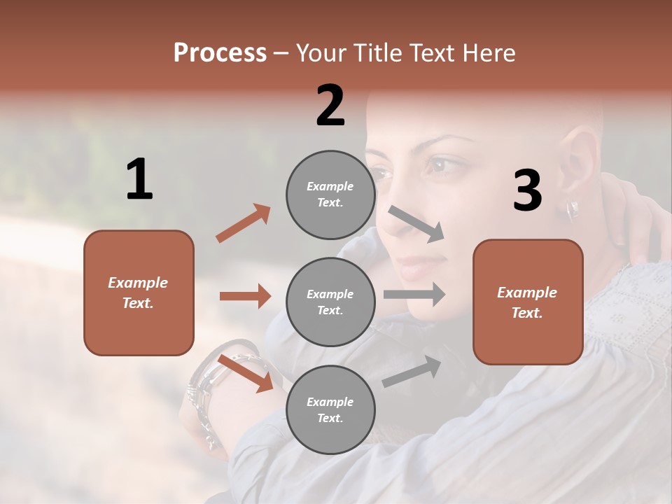 Breast Cancer Survivor With Positive Attitude PowerPoint Template