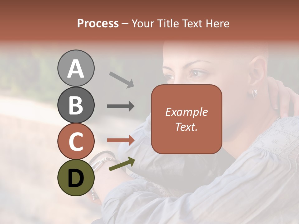 Breast Cancer Survivor With Positive Attitude PowerPoint Template