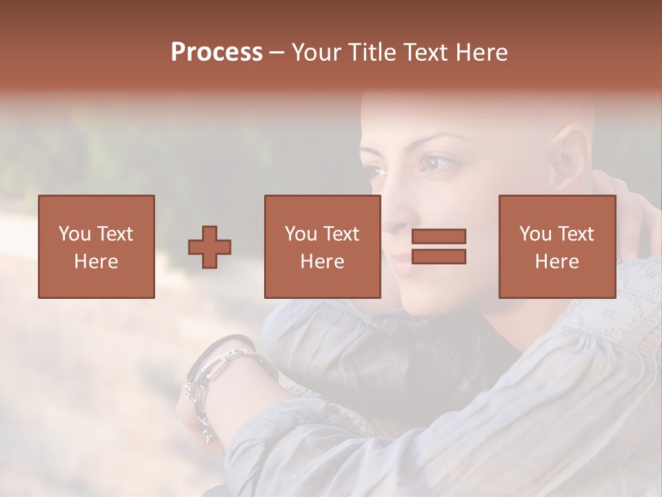 Breast Cancer Survivor With Positive Attitude PowerPoint Template