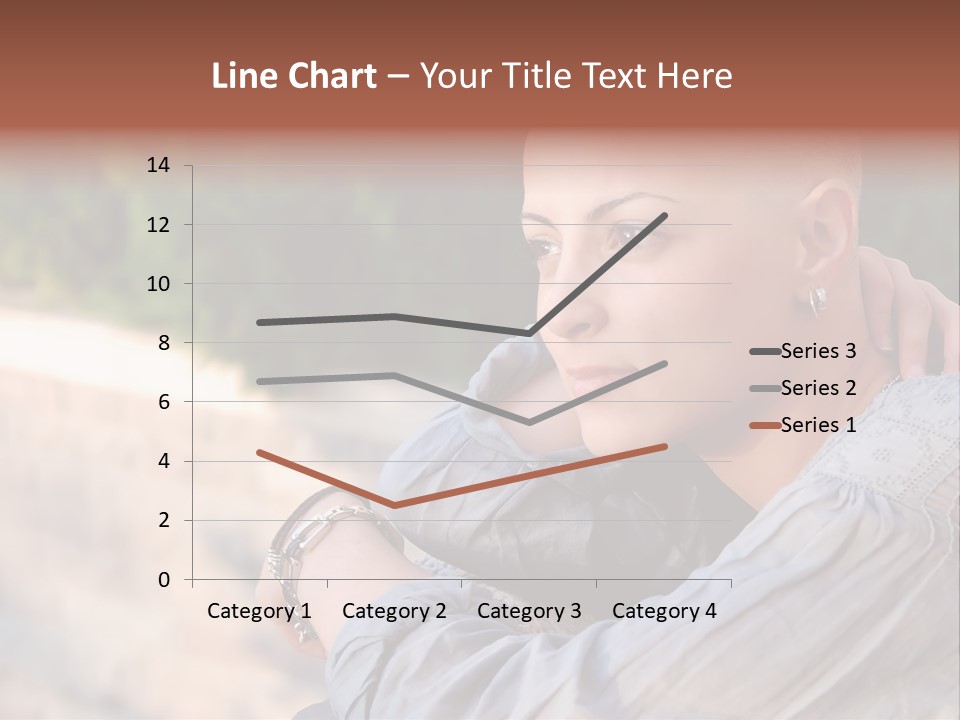 Breast Cancer Survivor With Positive Attitude PowerPoint Template