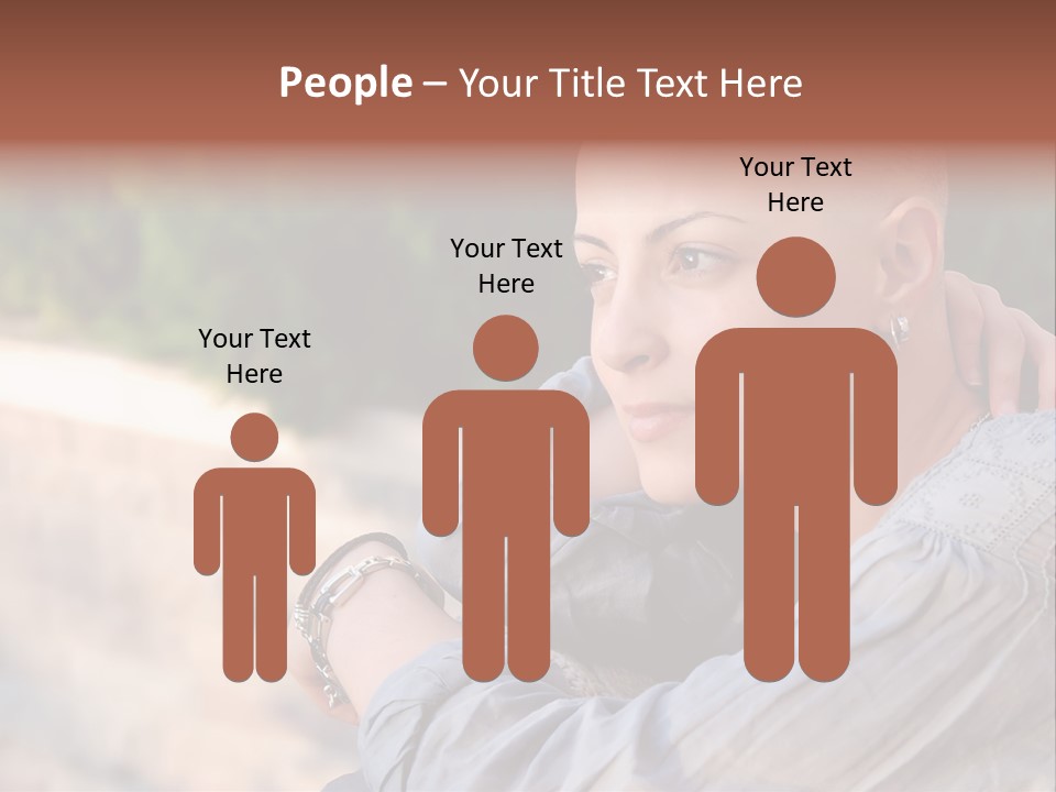 Breast Cancer Survivor With Positive Attitude PowerPoint Template