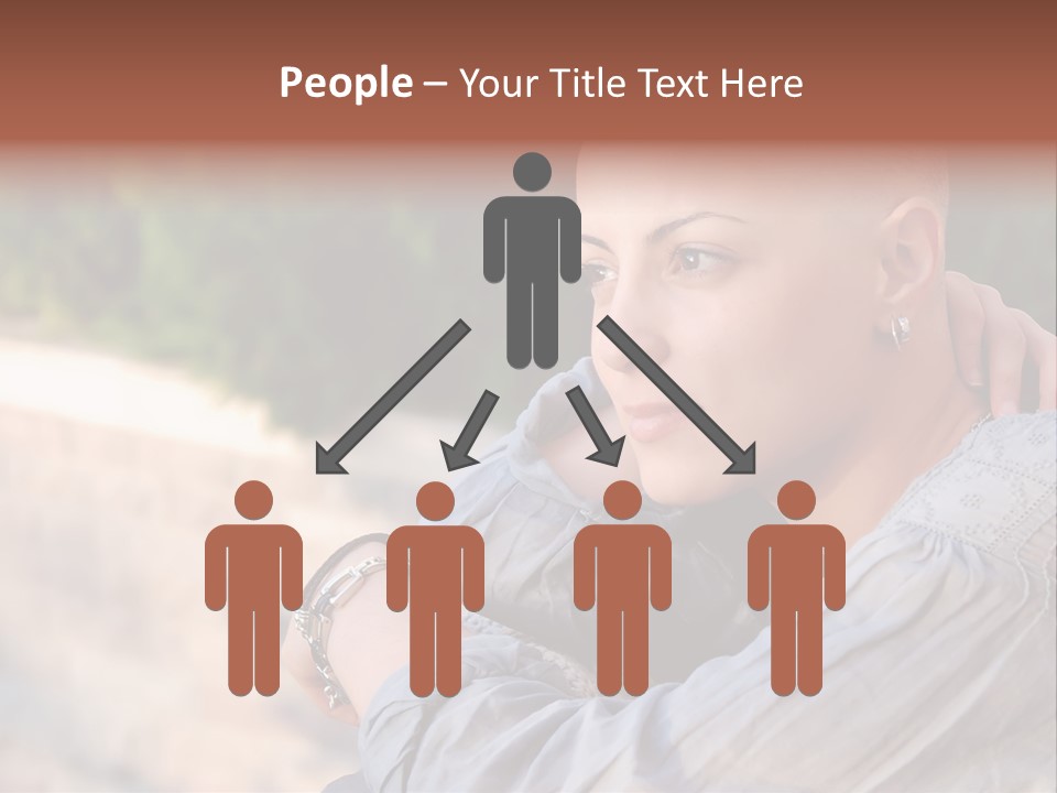 Breast Cancer Survivor With Positive Attitude PowerPoint Template