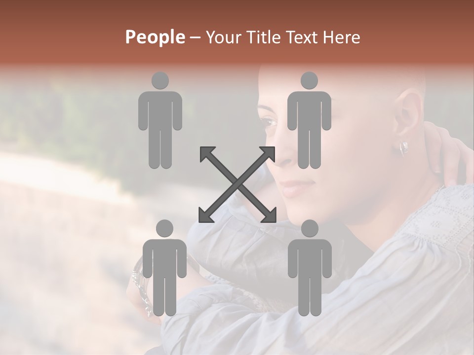 Breast Cancer Survivor With Positive Attitude PowerPoint Template