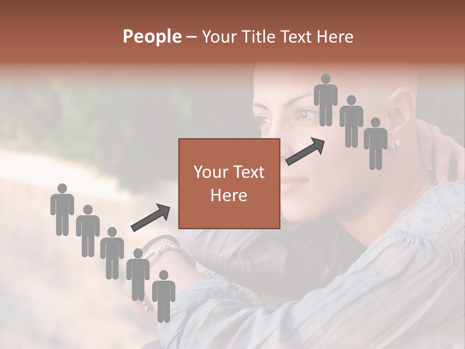 Breast Cancer Survivor With Positive Attitude PowerPoint Template