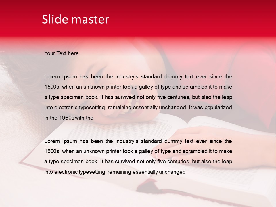 Schoolboy Having Fun During Studying PowerPoint Template