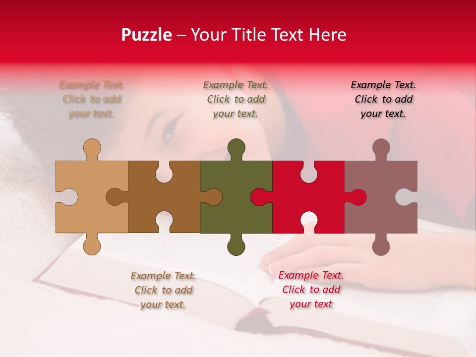 Schoolboy Having Fun During Studying PowerPoint Template