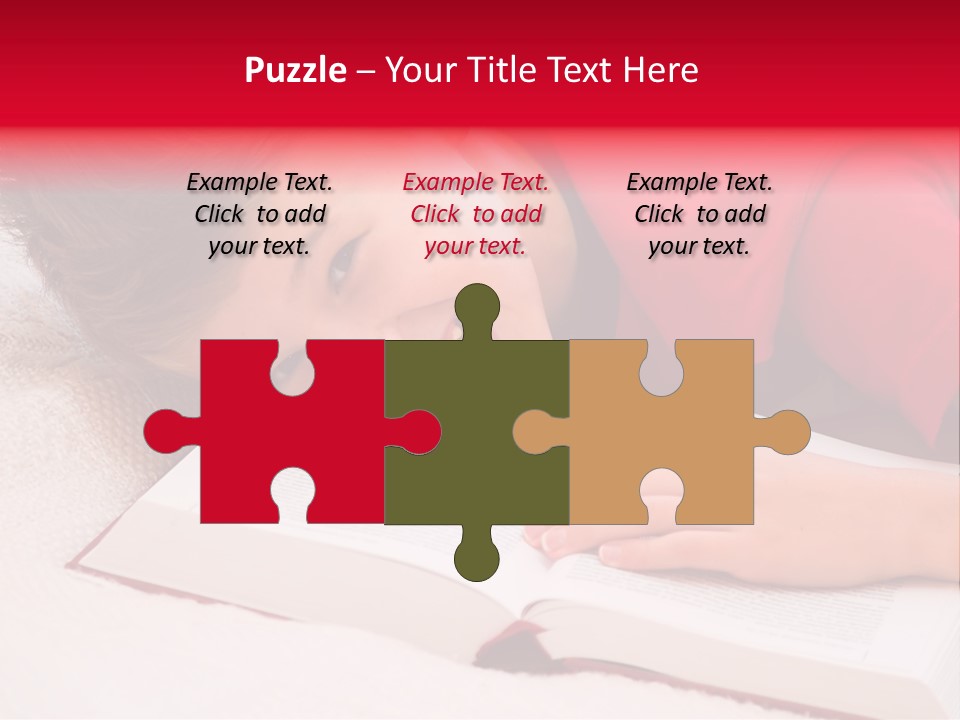 Schoolboy Having Fun During Studying PowerPoint Template