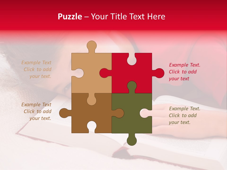 Schoolboy Having Fun During Studying PowerPoint Template