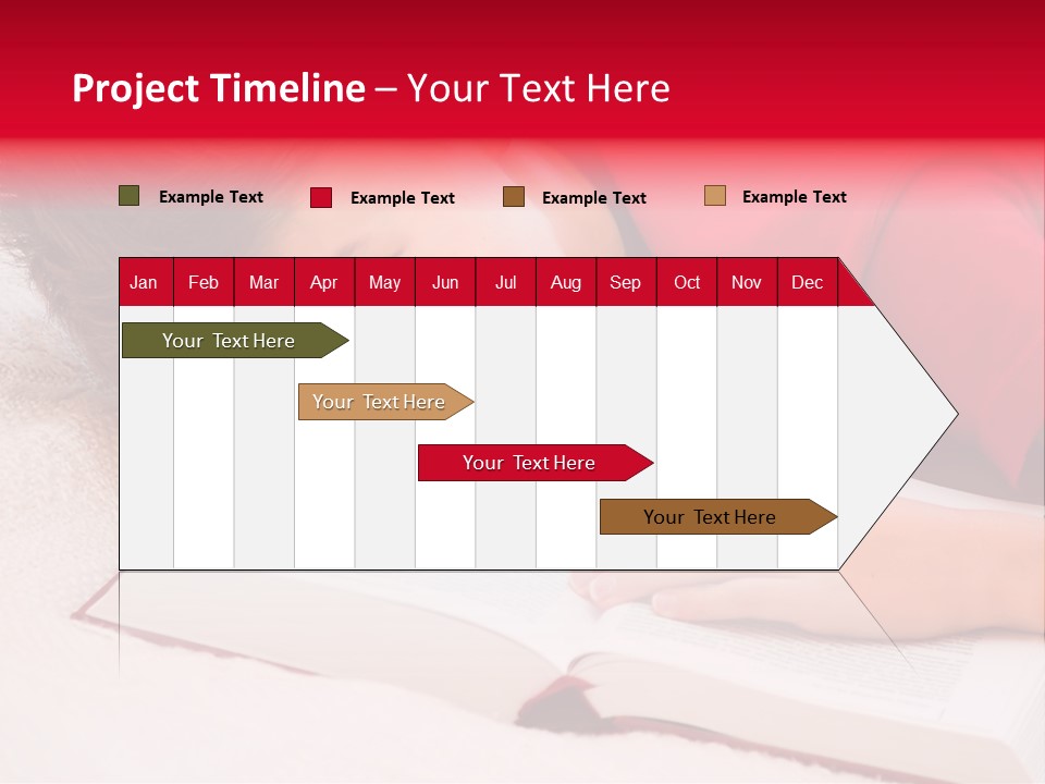 Schoolboy Having Fun During Studying PowerPoint Template