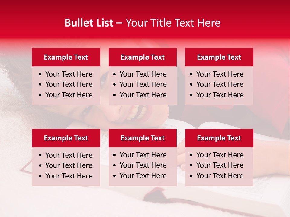 Schoolboy Having Fun During Studying PowerPoint Template