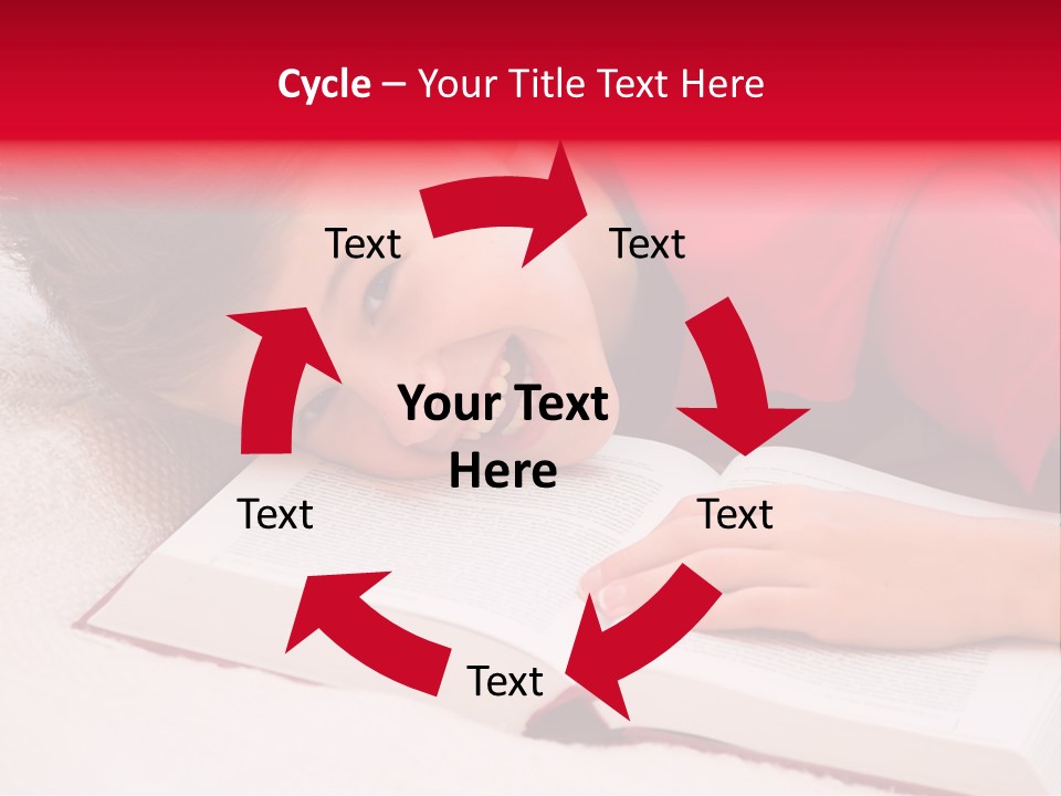 Schoolboy Having Fun During Studying PowerPoint Template