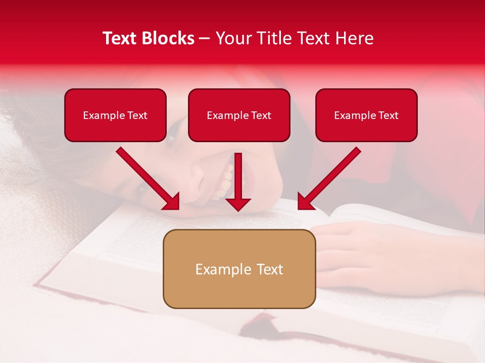 Schoolboy Having Fun During Studying PowerPoint Template