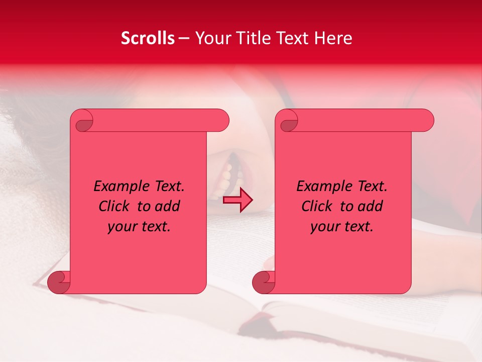 Schoolboy Having Fun During Studying PowerPoint Template