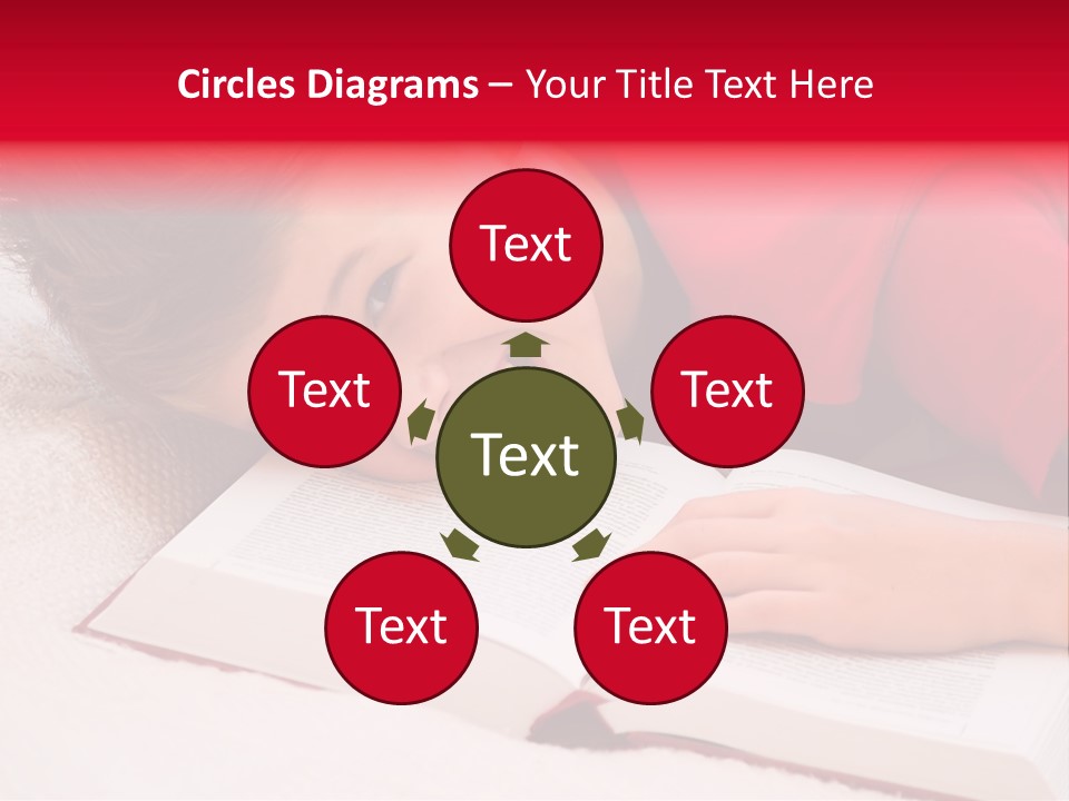 Schoolboy Having Fun During Studying PowerPoint Template