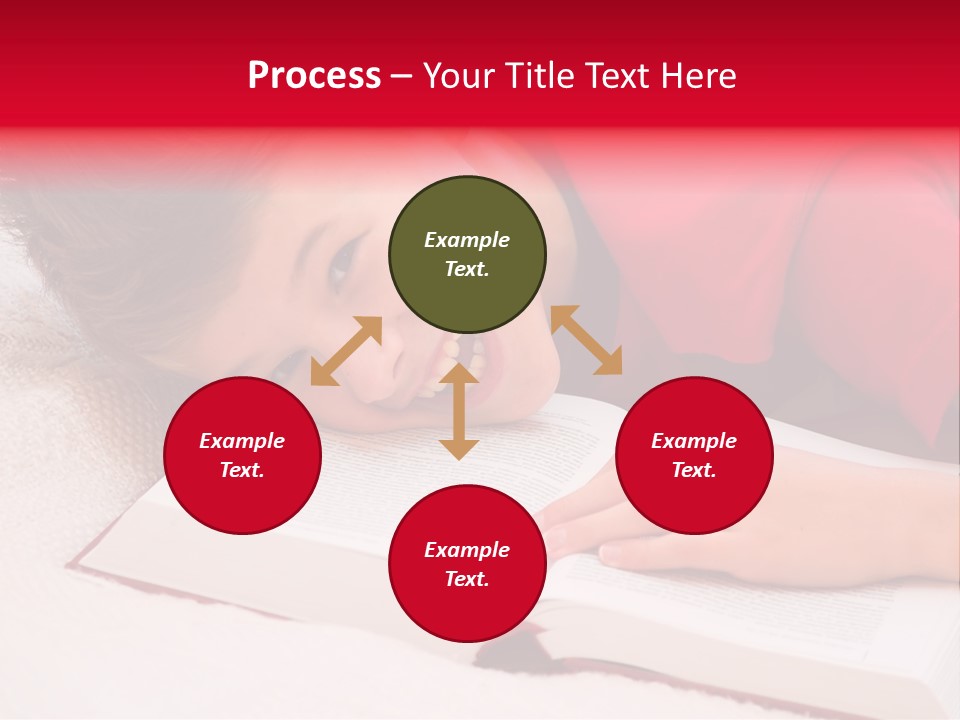 Schoolboy Having Fun During Studying PowerPoint Template