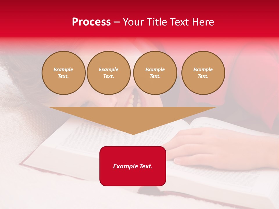 Schoolboy Having Fun During Studying PowerPoint Template