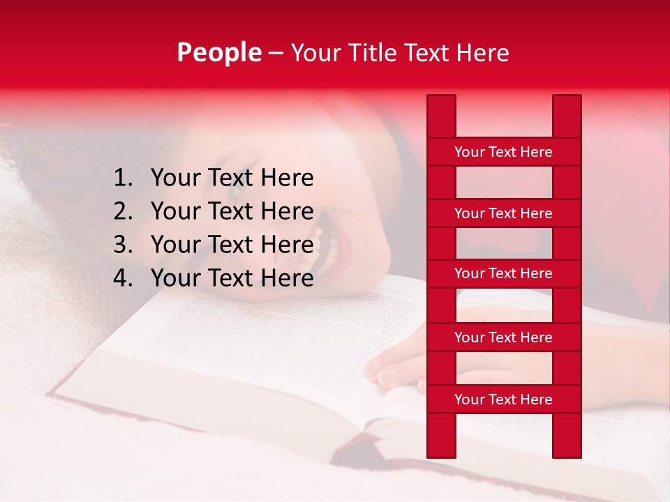 Schoolboy Having Fun During Studying PowerPoint Template