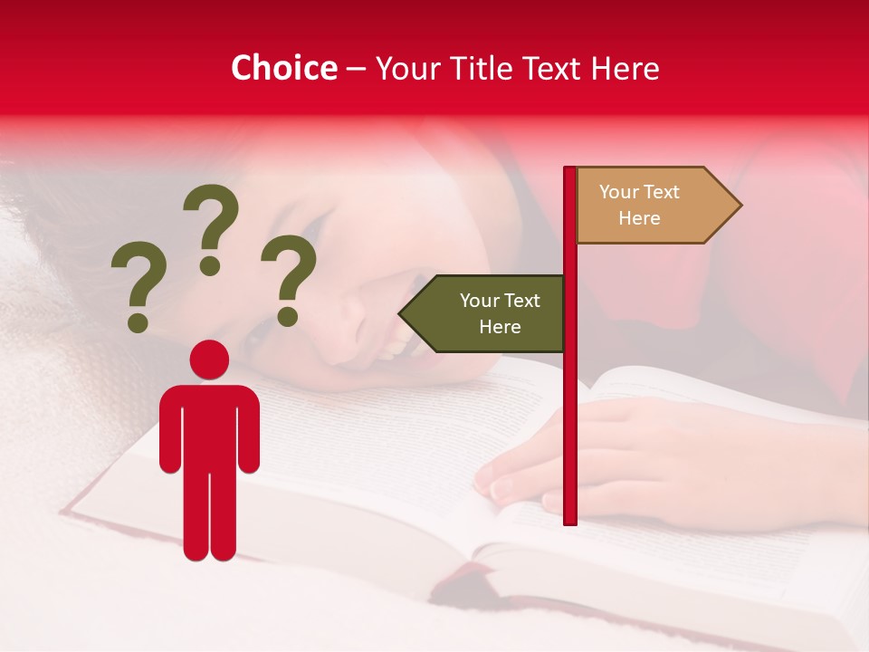 Schoolboy Having Fun During Studying PowerPoint Template