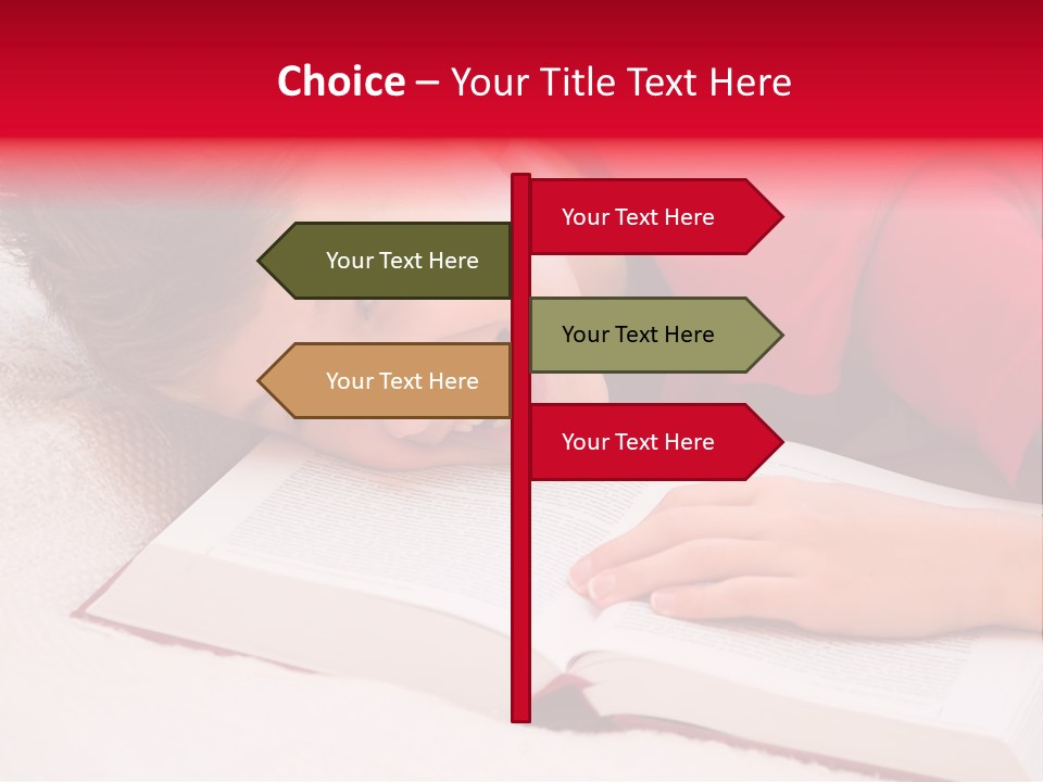 Schoolboy Having Fun During Studying PowerPoint Template