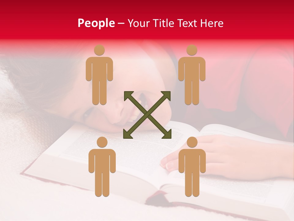 Schoolboy Having Fun During Studying PowerPoint Template