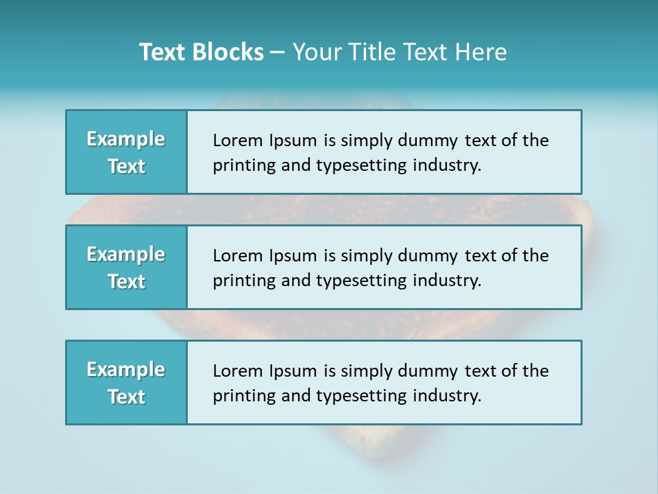 A Toasted Piece Of Bread On A Blue Background PowerPoint Template