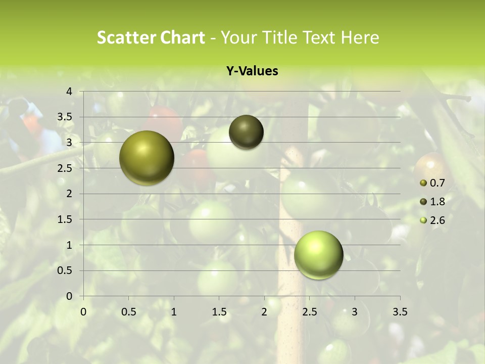 A Tree Filled With Lots Of Green And Red Tomatoes PowerPoint Template