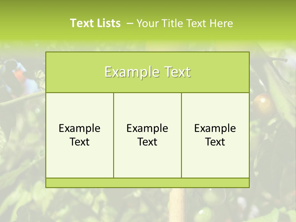 A Tree Filled With Lots Of Green And Red Tomatoes PowerPoint Template