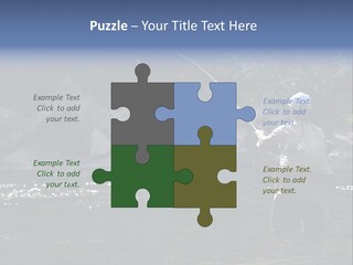 A Man Standing In A River Holding A Fishing Rod PowerPoint Template