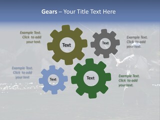 A Man Standing In A River Holding A Fishing Rod PowerPoint Template