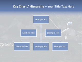 A Man Standing In A River Holding A Fishing Rod PowerPoint Template