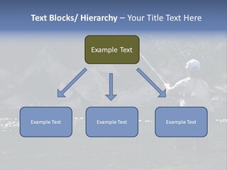 A Man Standing In A River Holding A Fishing Rod PowerPoint Template