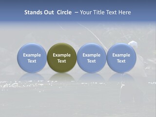 A Man Standing In A River Holding A Fishing Rod PowerPoint Template