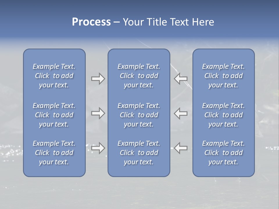 A Man Standing In A River Holding A Fishing Rod PowerPoint Template
