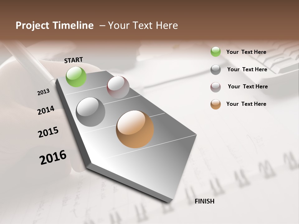 A Person Writing On A Piece Of Paper With A Pen PowerPoint Template