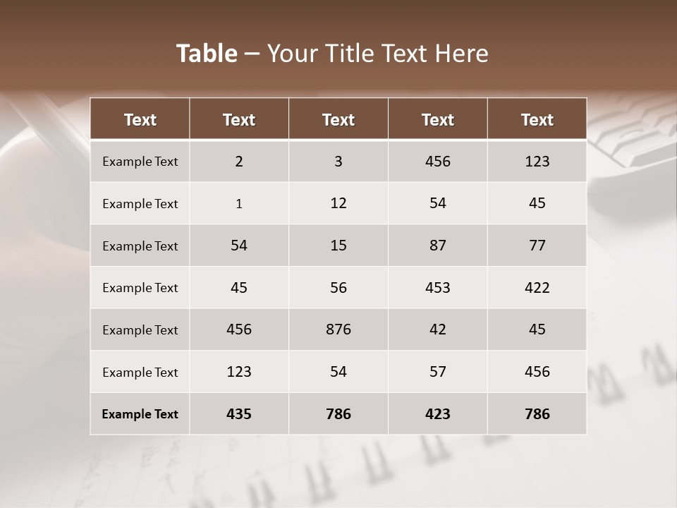 A Person Writing On A Piece Of Paper With A Pen PowerPoint Template