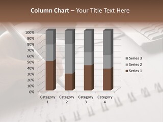 A Person Writing On A Piece Of Paper With A Pen PowerPoint Template