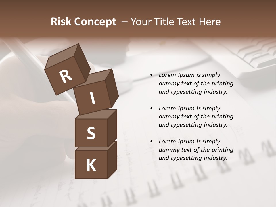 A Person Writing On A Piece Of Paper With A Pen PowerPoint Template