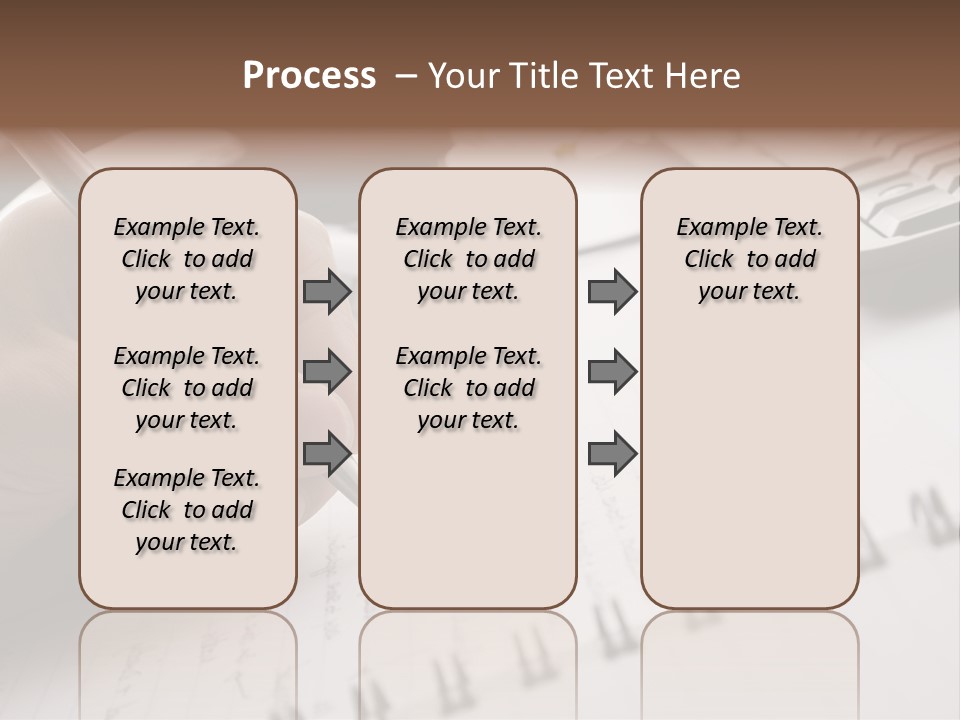 A Person Writing On A Piece Of Paper With A Pen PowerPoint Template